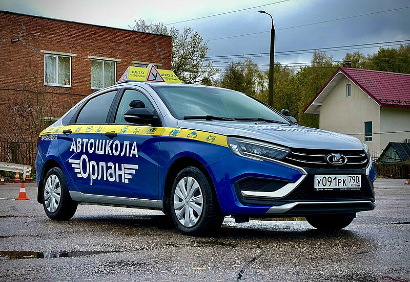 Наше портфолио - Колпаки на учебные машины для автошколы &quot;Орлан