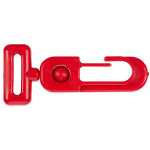 Застежка-карабин Carabine, S, красный