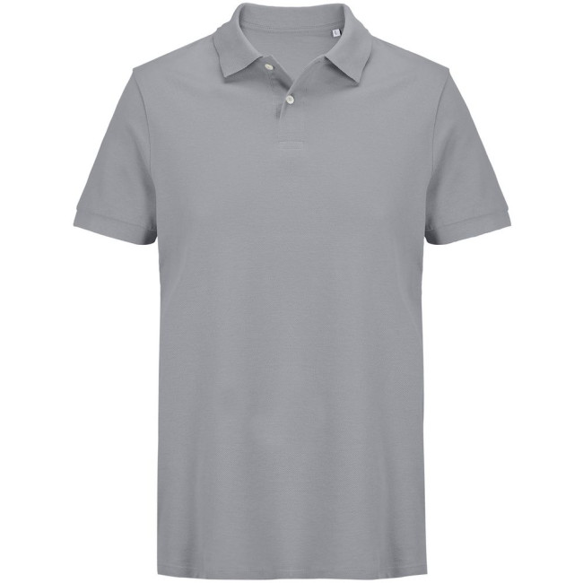 Рубашка поло унисекс Pacific, серая