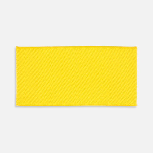 Лейбл тканевый Epsilon, XXS, желтый