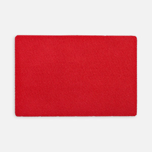 Наклейка тканевая Lunga, L, красная