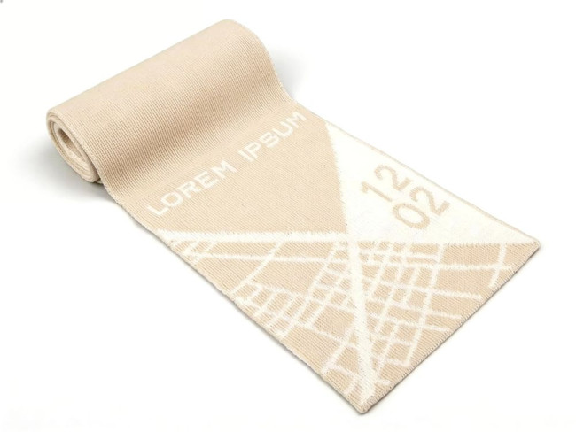 Шарф на заказ Tricksy Rand, M, полушерсть