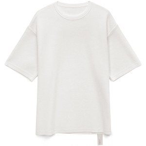 Джемпер с коротким рукавом Siluetti Volumica, молочно-белый