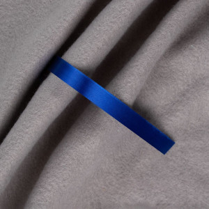 Лента сатиновая Satin 10 S, синяя, 30 см