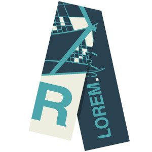 Шарф на заказ Tricksy Classic Fint, L