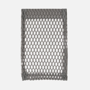 Карман из крупной сетки Pose, серый