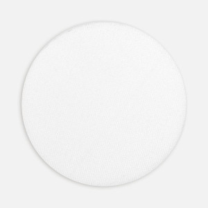 Наклейка тканевая Lunga Round, M, белая