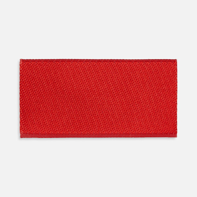 Лейбл тканевый Epsilon, XXS, красный