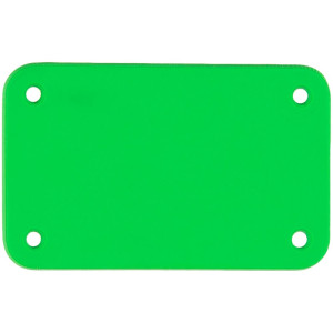 Лейбл из ПВХ Kreta, S, зеленый неон