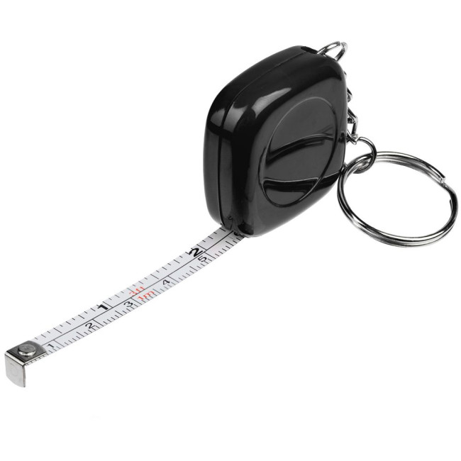 Брелок с рулеткой Metric, черный