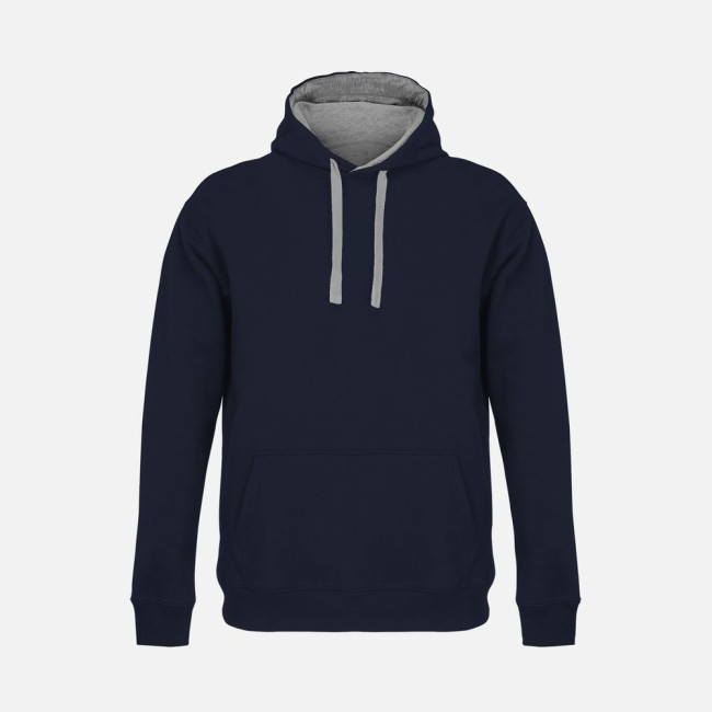Худи унисекс Cameron, темно-синее с серым