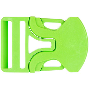 Застежка-пряжка односторонняя Triden, зеленый неон