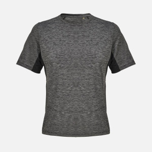 Футболка спортивная унисекс Storm, черный меланж